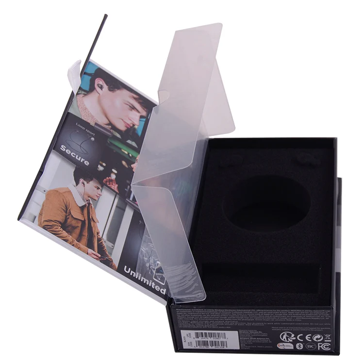 Eco Friendly Audio Earphone Cardboard Gift Box 3C Packaging With Good Quality And Low Price