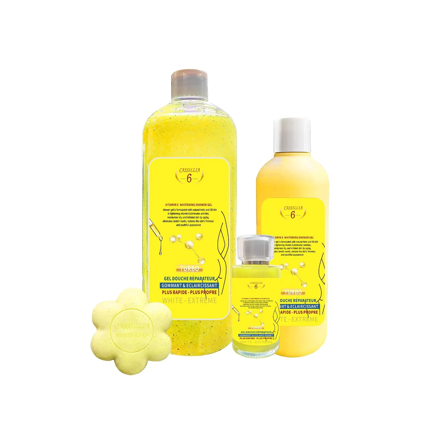 OEM private label wholesale vitamin e shower bath gel body lotion cleansing skin care moisturizing whitening home body wash set