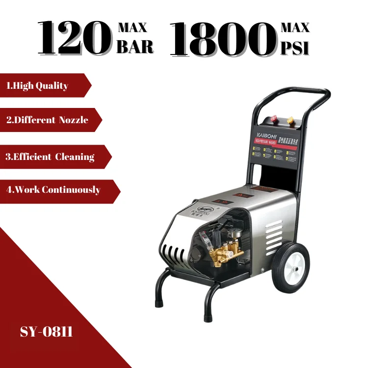2.4kw 100bar 13L 2800RPM automatic high pressure car washer cleaning equipment parts jet washer