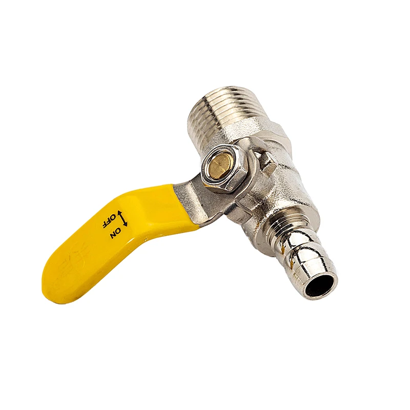 All Copper Small Single Mouth Pagoda Outer Silk Tooth Gas Valve Handle Gas Valve Natural Gas Ball Valve Switch