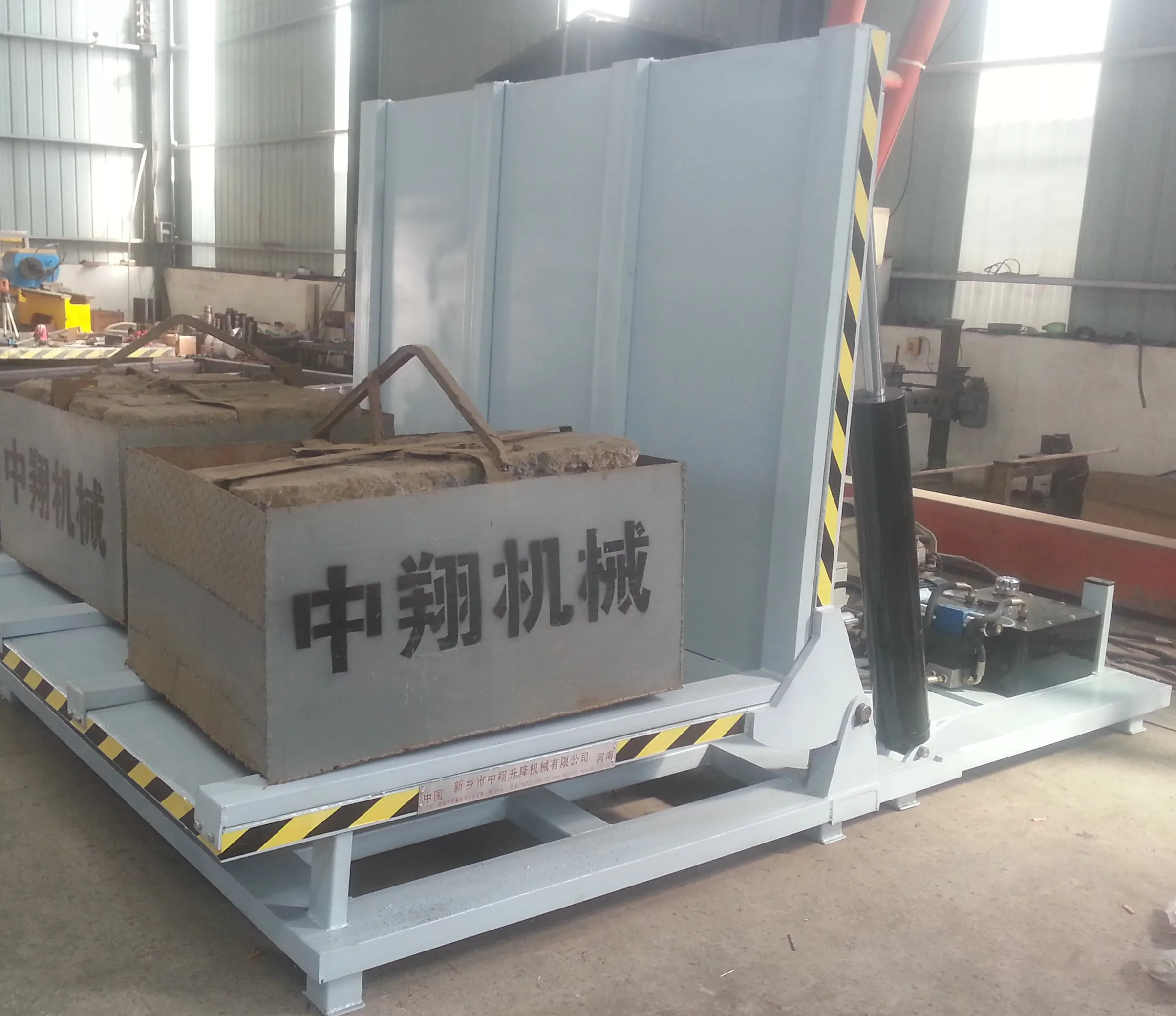 Hydraulic wired remote controller Stable structure Upender Turning machine
