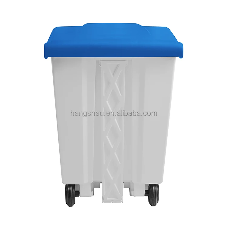 Waterproof North American Style Large Plastic Outdoor Street Dustbin Garbage Waste Bin Trash Cans