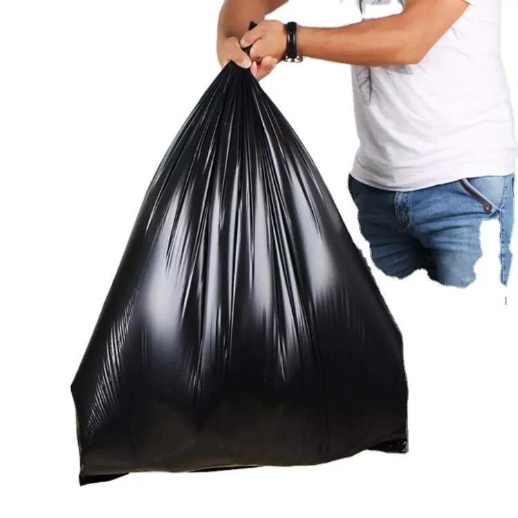 Heavy Duty HDPE LDPE Refuse Trash Waste Plastic Bin Liner biodegradable rubbish bag