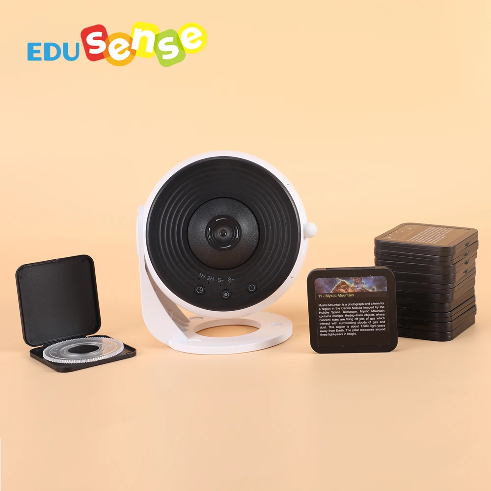 EDUsense 3D Galaxy Star Projector Star Night Lights Lamps Smart Life Control Projector Bedroom Universe Planets For Children