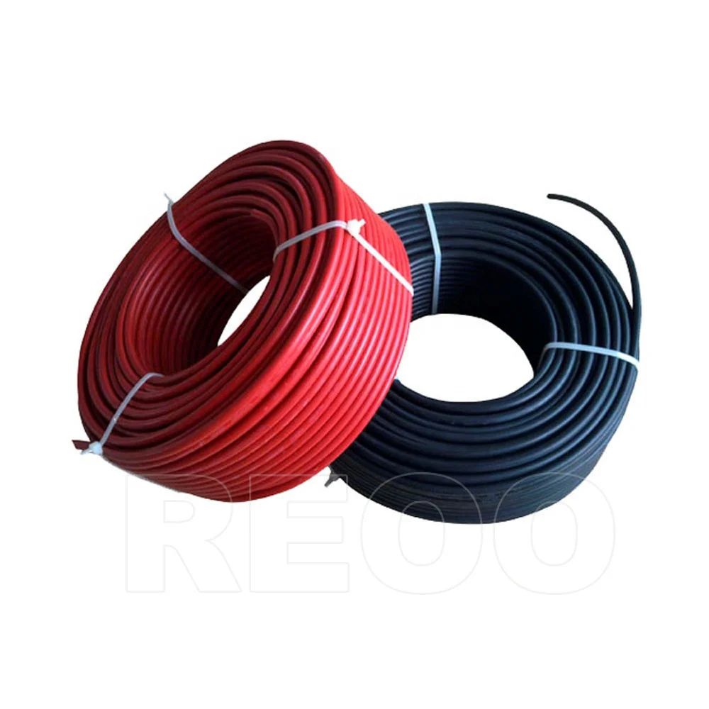Photovoltaic dc Tinned copper conductor solar cable  4mm2  6mm2 10mm2 16mm2 for connecting solar panel