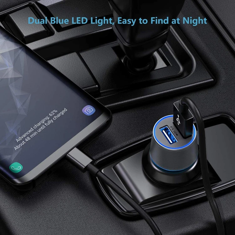  Высокое качество Быстрая зарядка USB Автомобильное зарядное устройство профессиональный