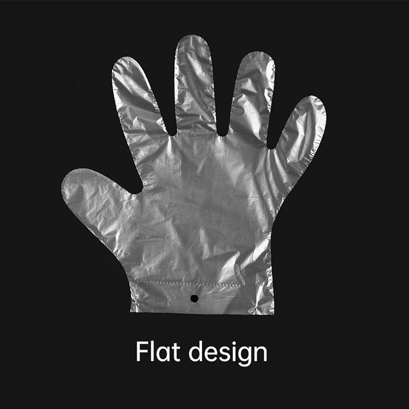 transport hdpe clear color plastic polythene disposable gloves