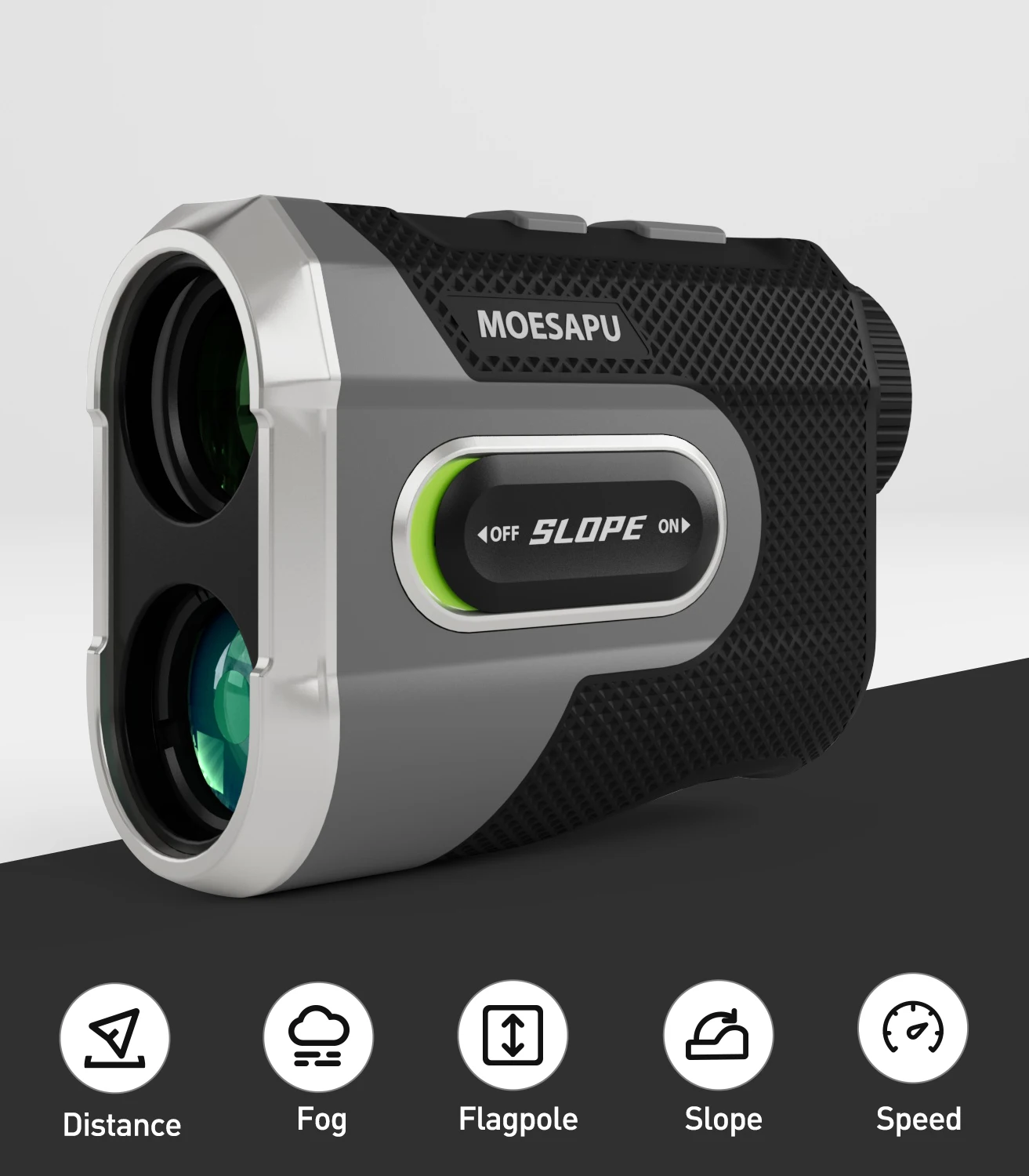 Bosean Golf Rangefinder 600m Laser Range Finder High-Precision Flag Lock with Pulse Vibration Rangefinder for Golfing