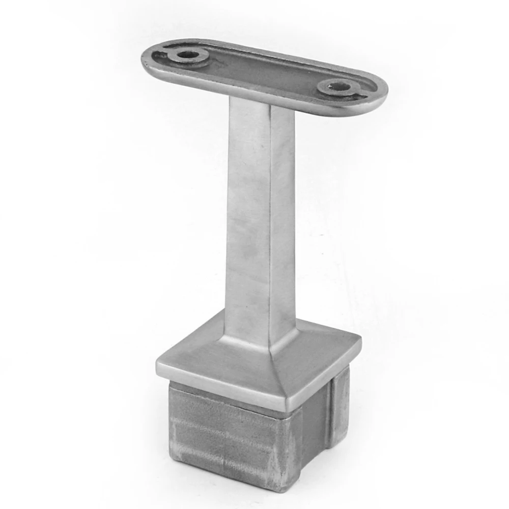 Casting Stair Balustrade Wall Mount 316 Stainless Steel Pipe Holder Glass Handrail Bracket