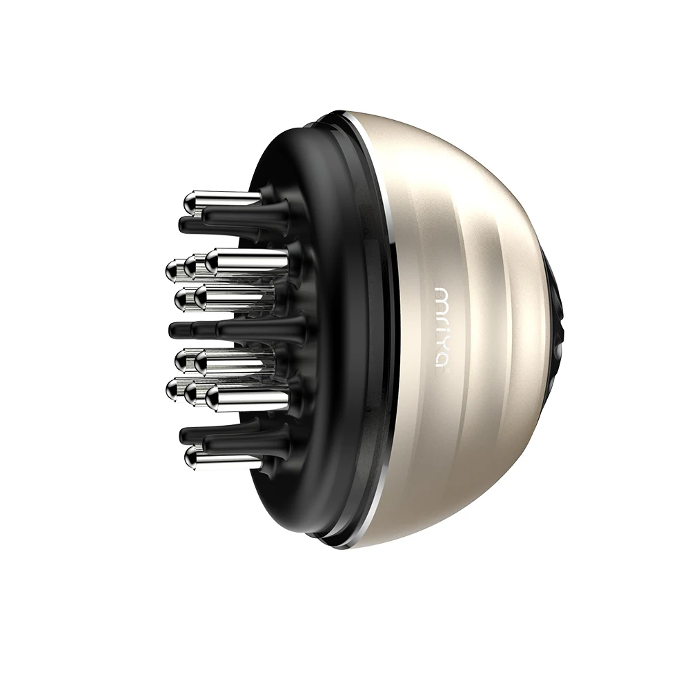 
Mini Hair Brush Comb with Rolling Ball Teeth for Scalp Liquid Application 