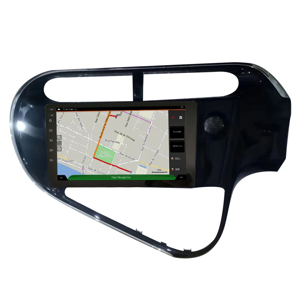 For TOYOTA AQUA 2018-2021 RHD Radio Headunit Device Double 2 Din Octa-Core Quad Android Car Stereo GPS Navigation Carplay