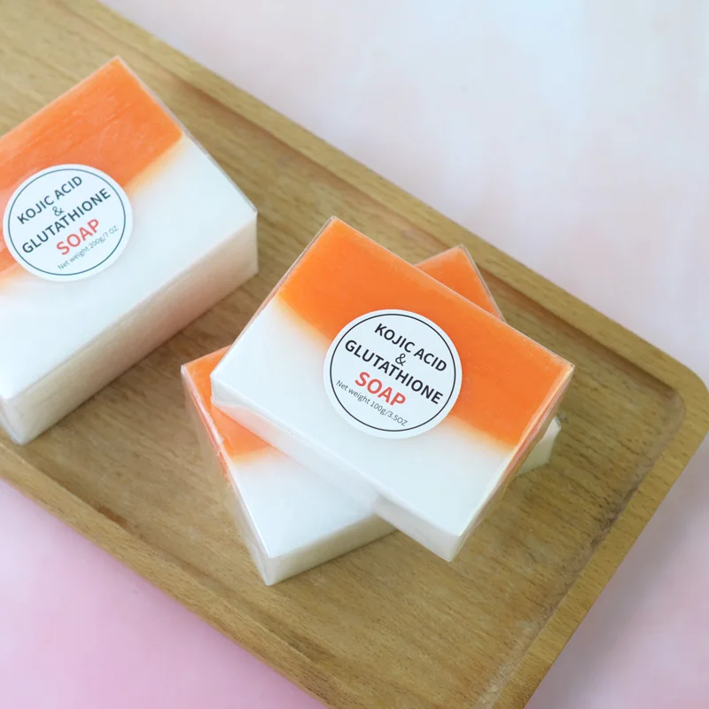 Private Label Natural Organic Skin Care Natural Plants Glutathione Whitening Kojic Acid Soap