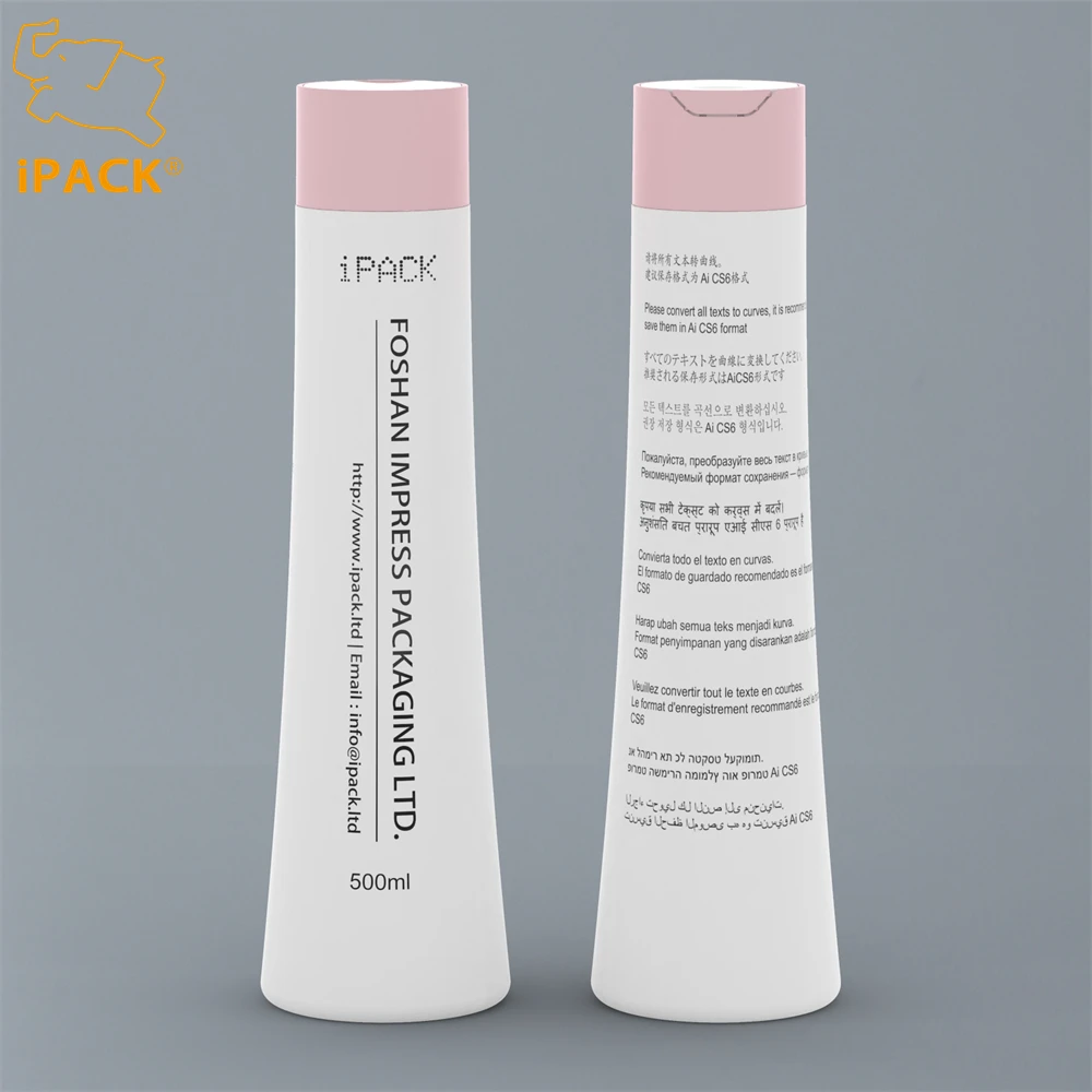 china factory wholesale price shampoo pet bottle 500 ml empty luxury shampoo bottles