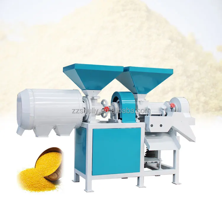 Wholesaler maize corn degerminate grits grinding  making machine in Philippine