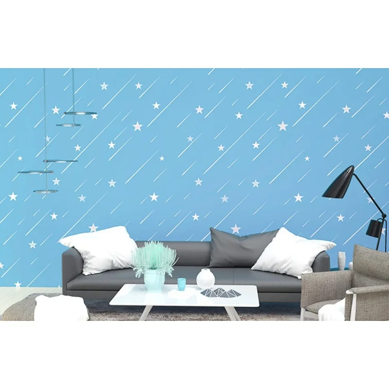 Home Office Interiors Luxury Decorative Waterproof Peel And Stick Vinyl 3D Wall Art Decorations House Decor Wall Paper Rolls