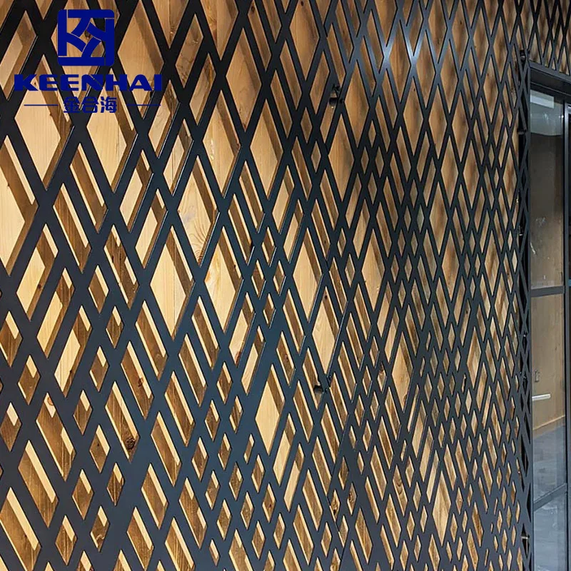 Decorative Wall Panels Laser Cut Aluminum Alloy Fireproof and Brushed Surface for House and Hotel Interior Design