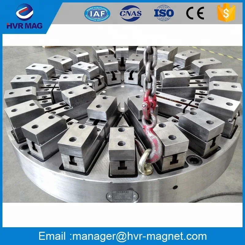 Round Shape Vertical lathe machine Electro permanent magnetic chuck