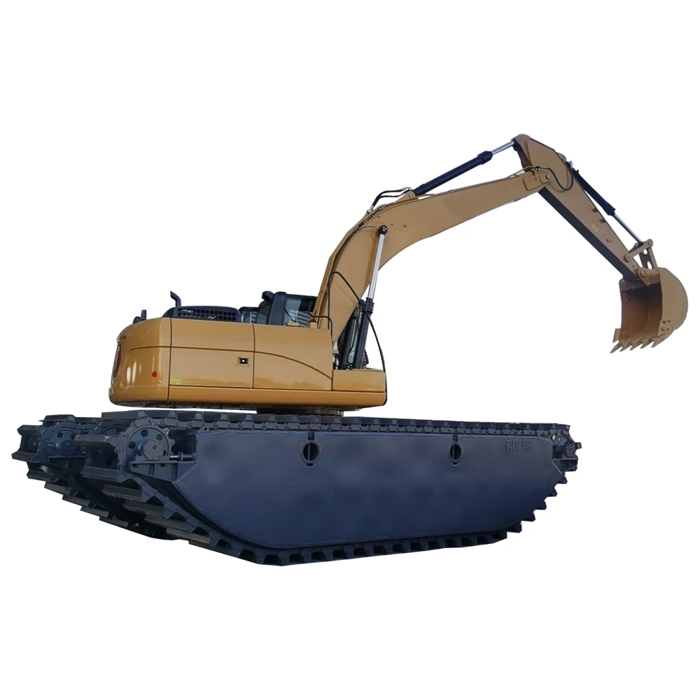 Waterway Dual Use Amphibious Mini Amphibious Excavator