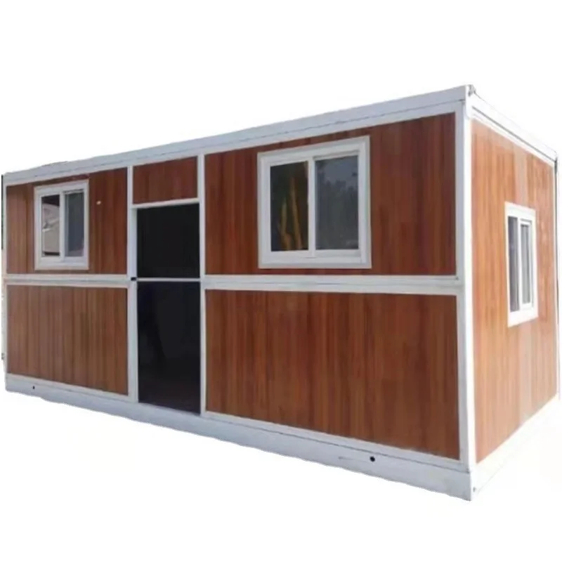 Manufacturer Wholesale Prefabricated Foldable Container House With Garage Door