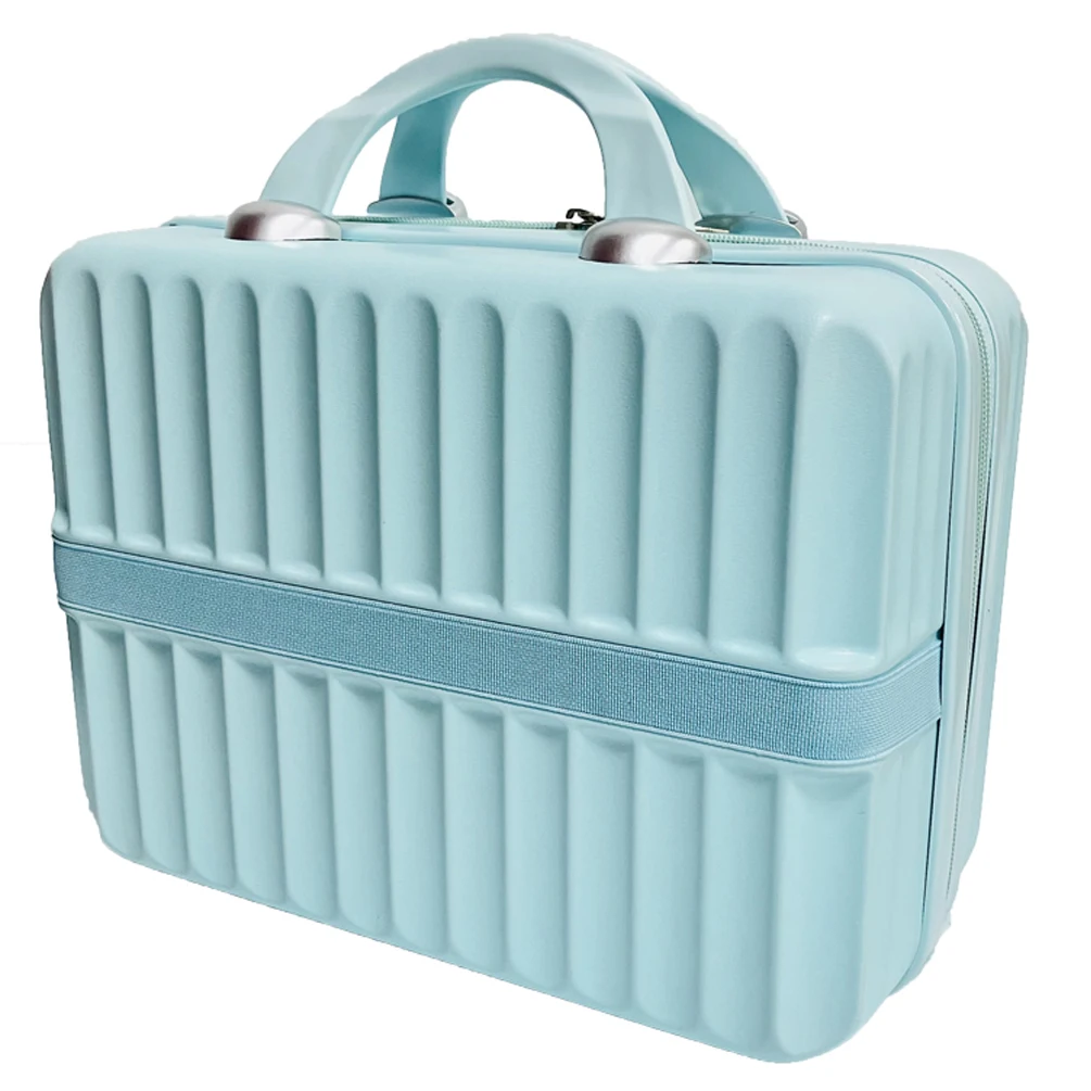 New OEM Unisex Portable 14inch Travel Luggage Fashionable Fruit-Colored Carry-On Cosmetic Case with Zipper Closure Makeup Case