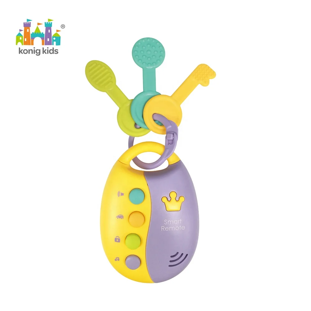 Konig Kids Early Education Plastic Musical Electric Smart Remote Car Key Baby Toys
