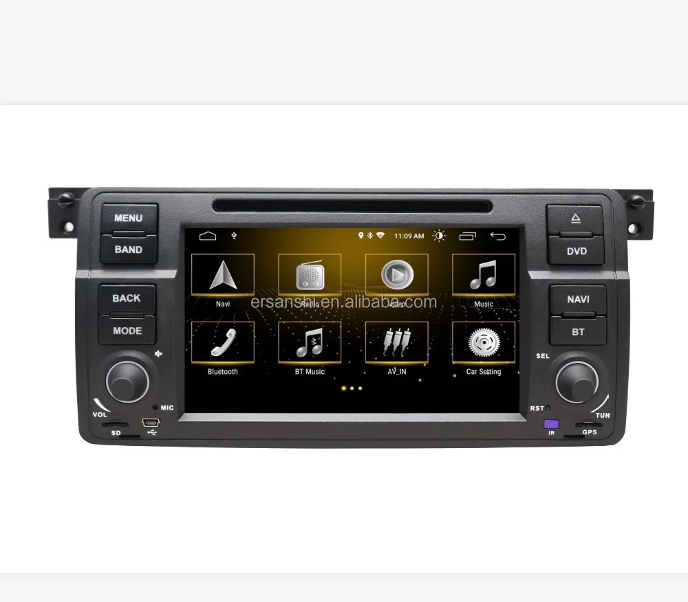 
Ersan Professional Wince 6 Audio Video Car Radio GPS Navigation forBMW 3 Series E46 M3 1998-2006 Original UI RDS Supports Camera 