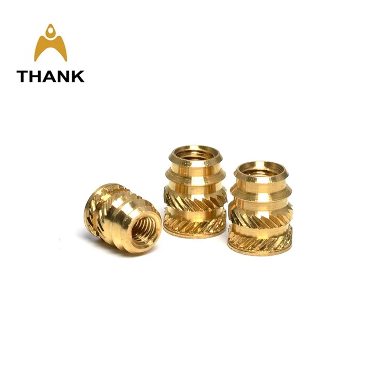 m2 m2.5 m3 m4 m5 m6 brass heat thread insert nut custom size flowcon brass heat set brass inserts