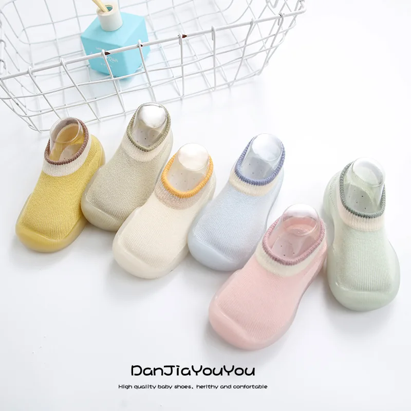 Wholesale Baby Floor Shoes And Socks Rubber Soled Lightweight Newborn Soft Soled Toddler Shoes