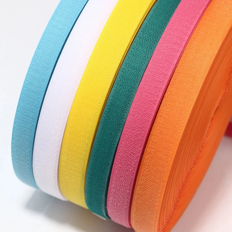 Factory Price High Quality Customized Width Fastener Tape Sew on Recycled Velcro Hook and Loop for Shoes