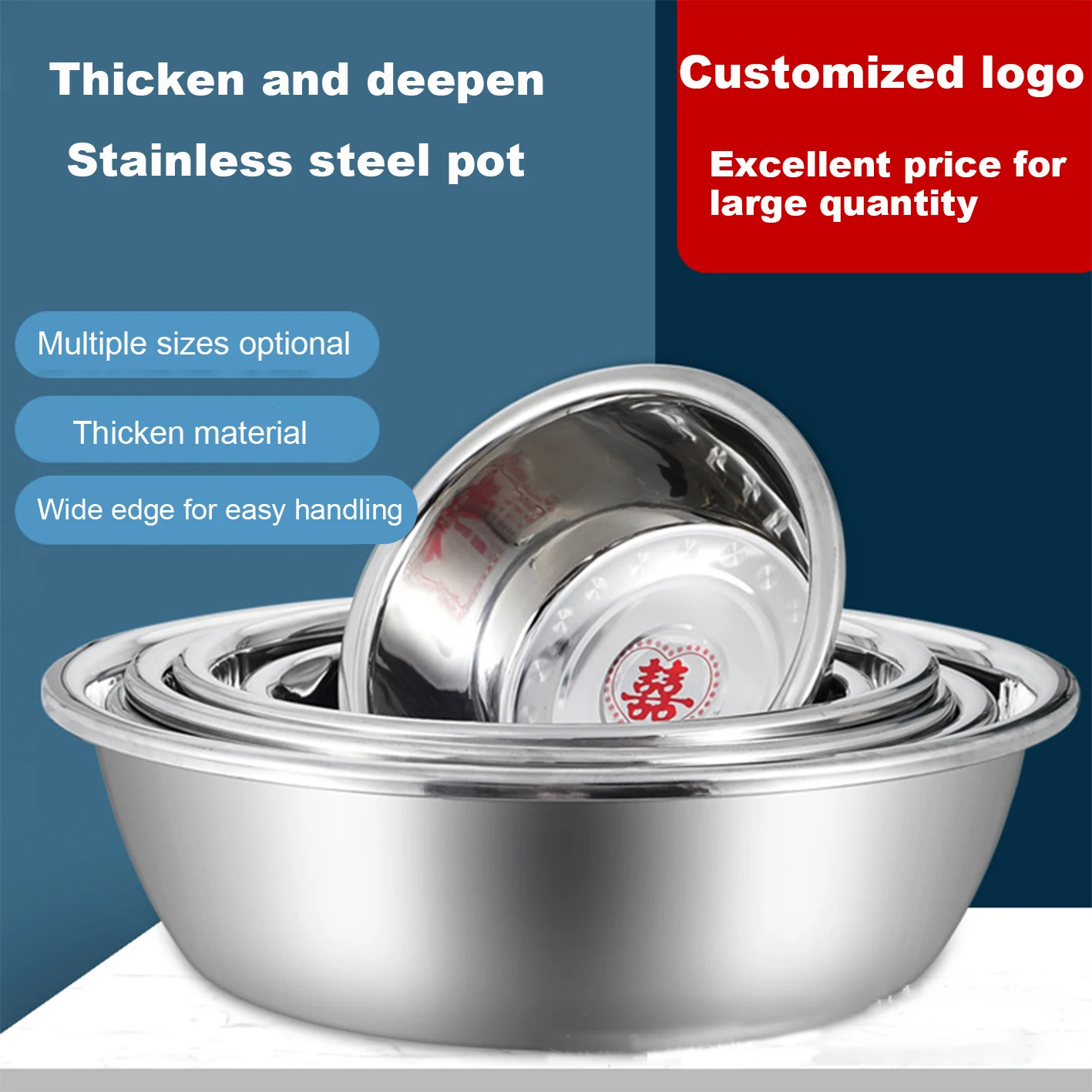 Stainless Steel Basin Offering a range of sizes to accommodate various kitchen requirements