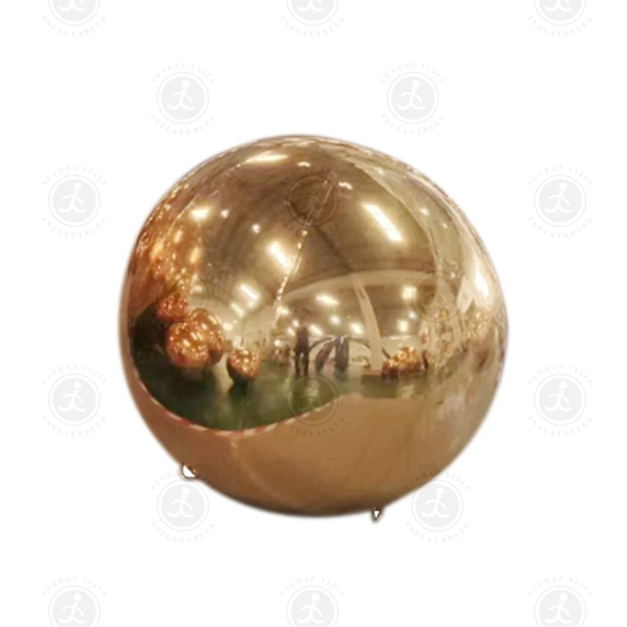 2023 New Inflatable Chrome Ball inflatable metallic balls Inflatable Sliver Spheres Mirror Ball