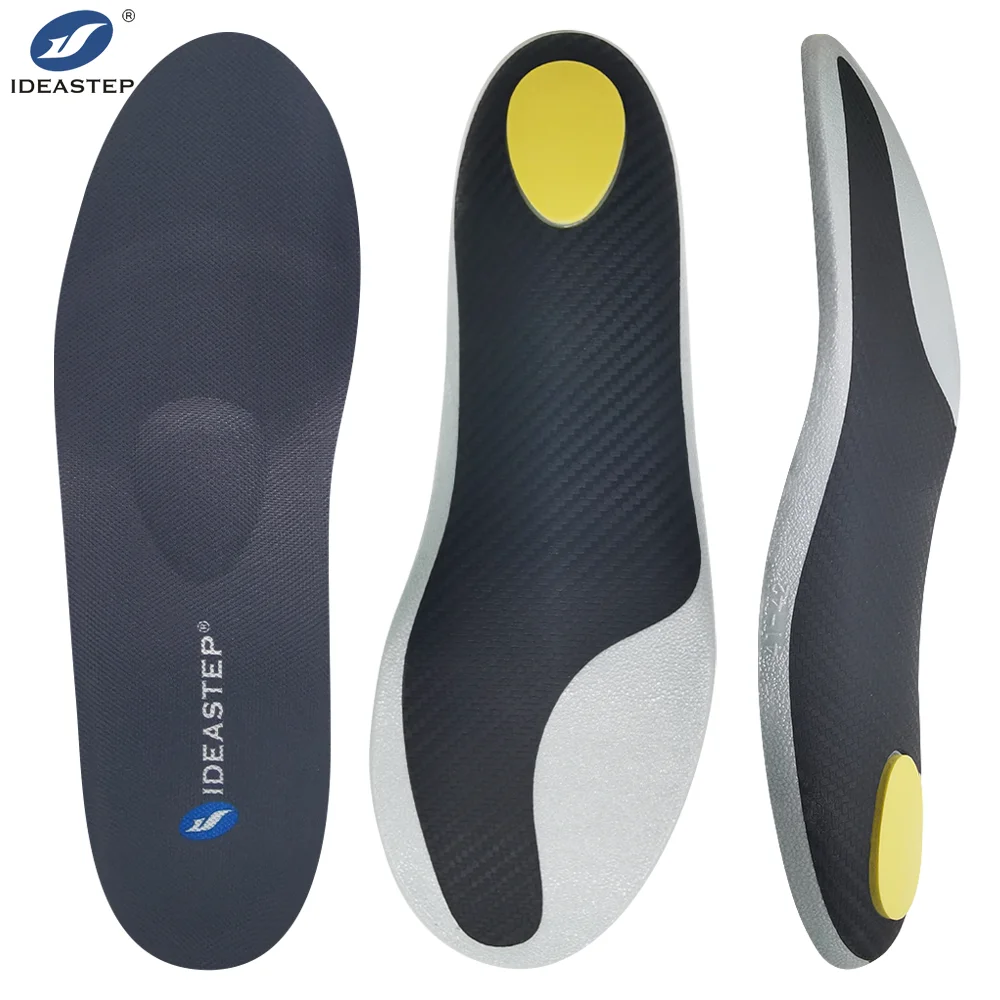 Advanced Arch Support Shoes With Carbon Fiber Nylon Shell Poron Heel Cushion Pu Fabric For Stability And Shock Absorption Insole