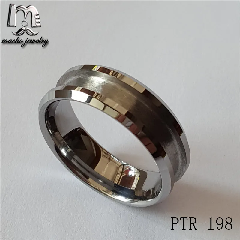 
Cheap Tungsten carbide blank ring for inlay ,men wedding ring 