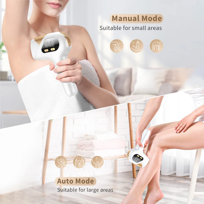 Portable Mini IPL Machine for Painless Home Use Skin Rejuvenation Permanent Laser Hair Removal with Ice Cooling IGBT Technology