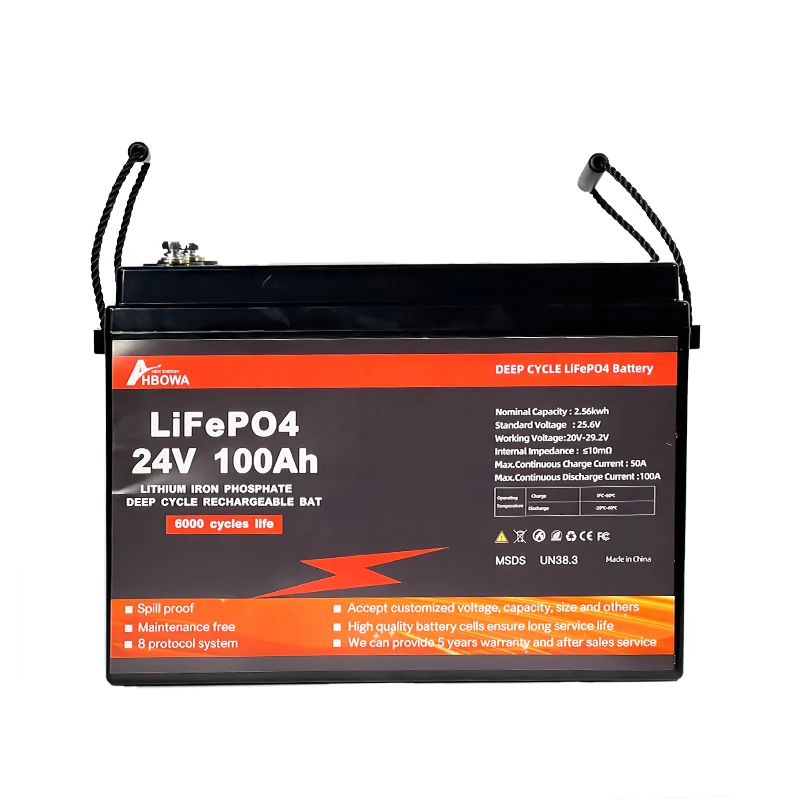 Lithium batteries 12V 24v 100ah 200ah 300ah 400ah lifepo4 solar battery for solar energy storage battery