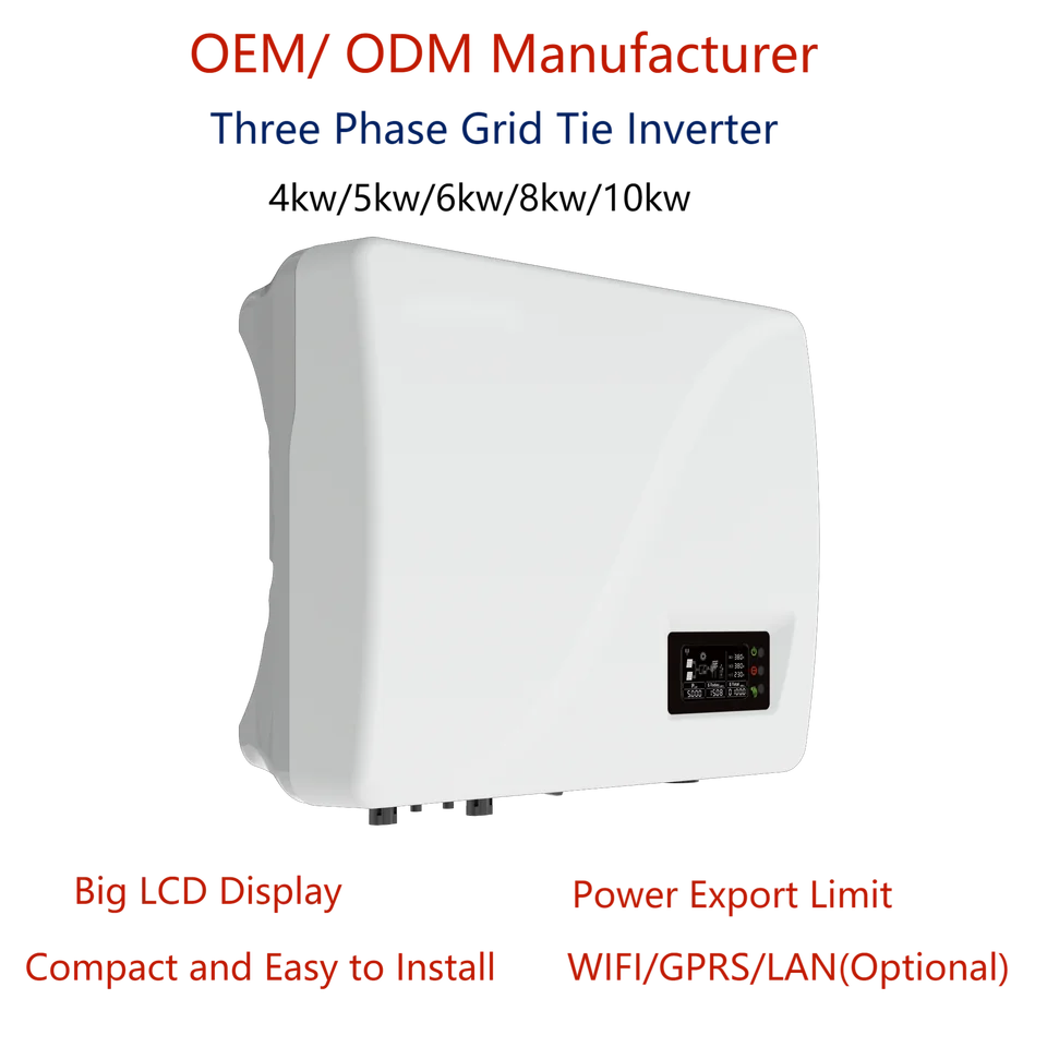 Factory Direcley TP series 4000W 5000W 6000W 8000W 10000W three phase inverter on grid Compact and easy to install