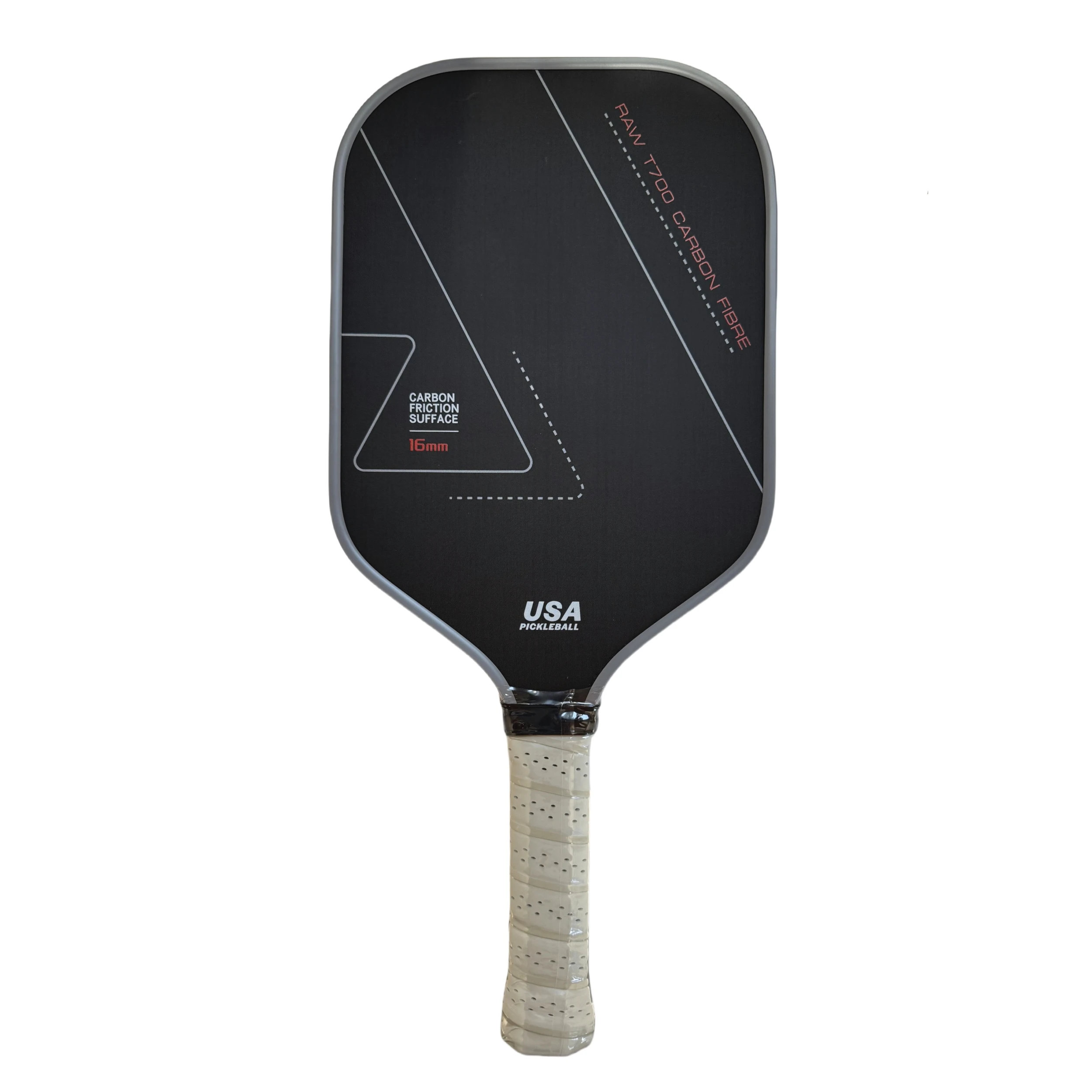 Pickleball весло с текстурированной углеродной ручкой технология для максимального отжима-полипропиленовая сотовая сердцевина ракетка пиклбола