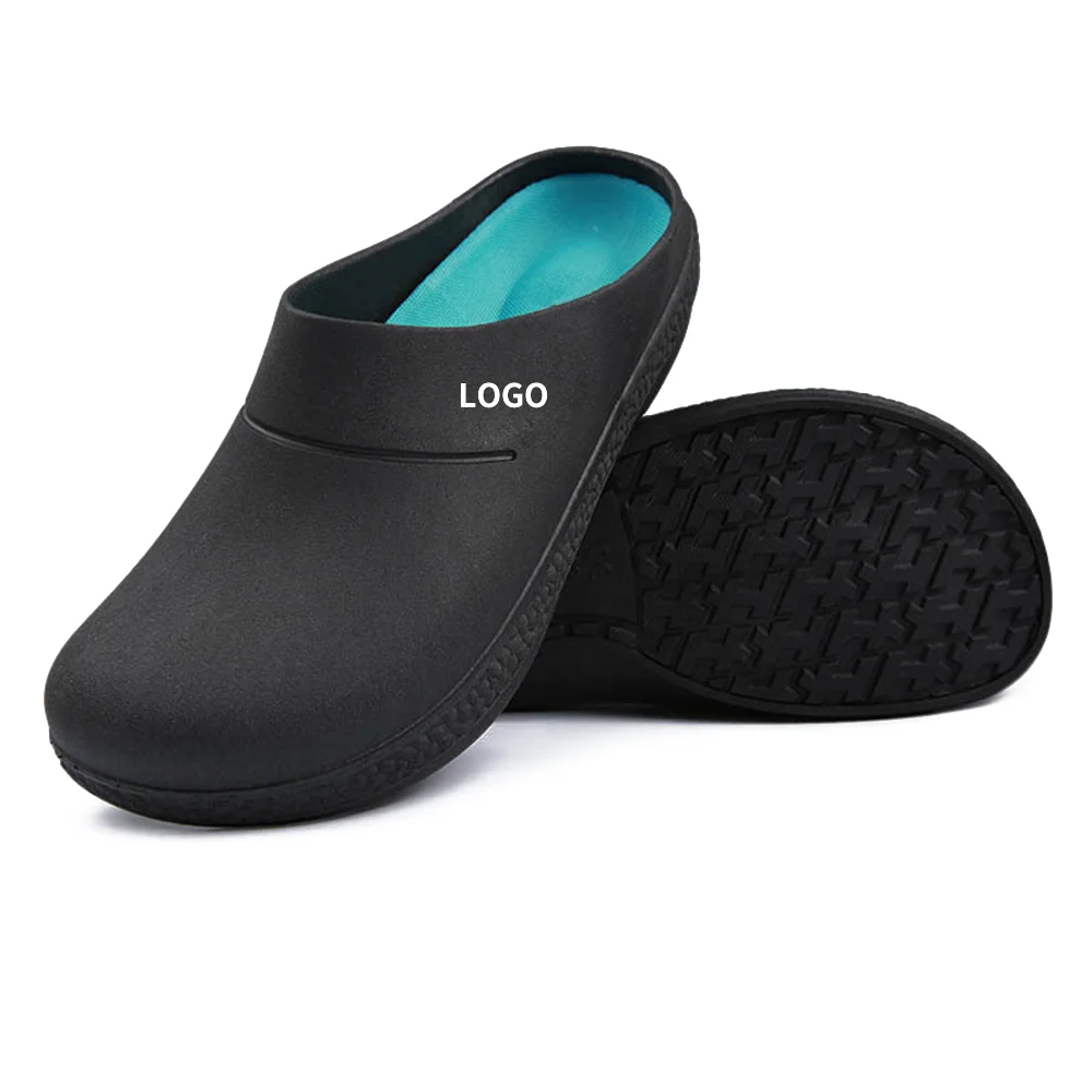 Wholesale chef shoes clogs hotel anti slip rain shoes protective work shoes