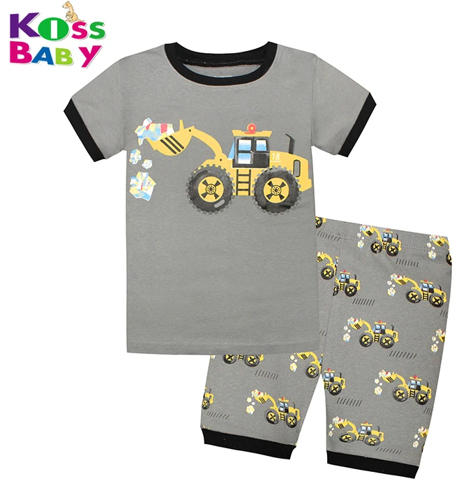 2-7Y 100%cotton Children sleeping wear manufacture custom  kids pajamas