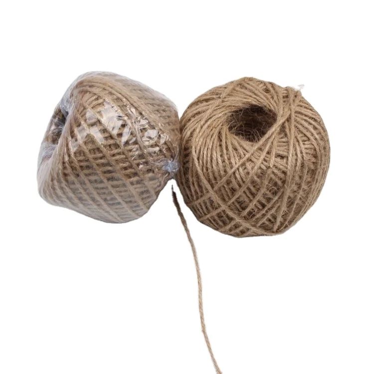 Good Price 2mm jute string rope Decoration home cheapest best seller jute hemp rope ball manufacturer