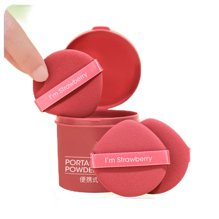 WELLFLYER POPU-001 Sponge Set Makeup Brush Powder Super Powder Small Facial Puff Triangle Makeup Powder Puffs