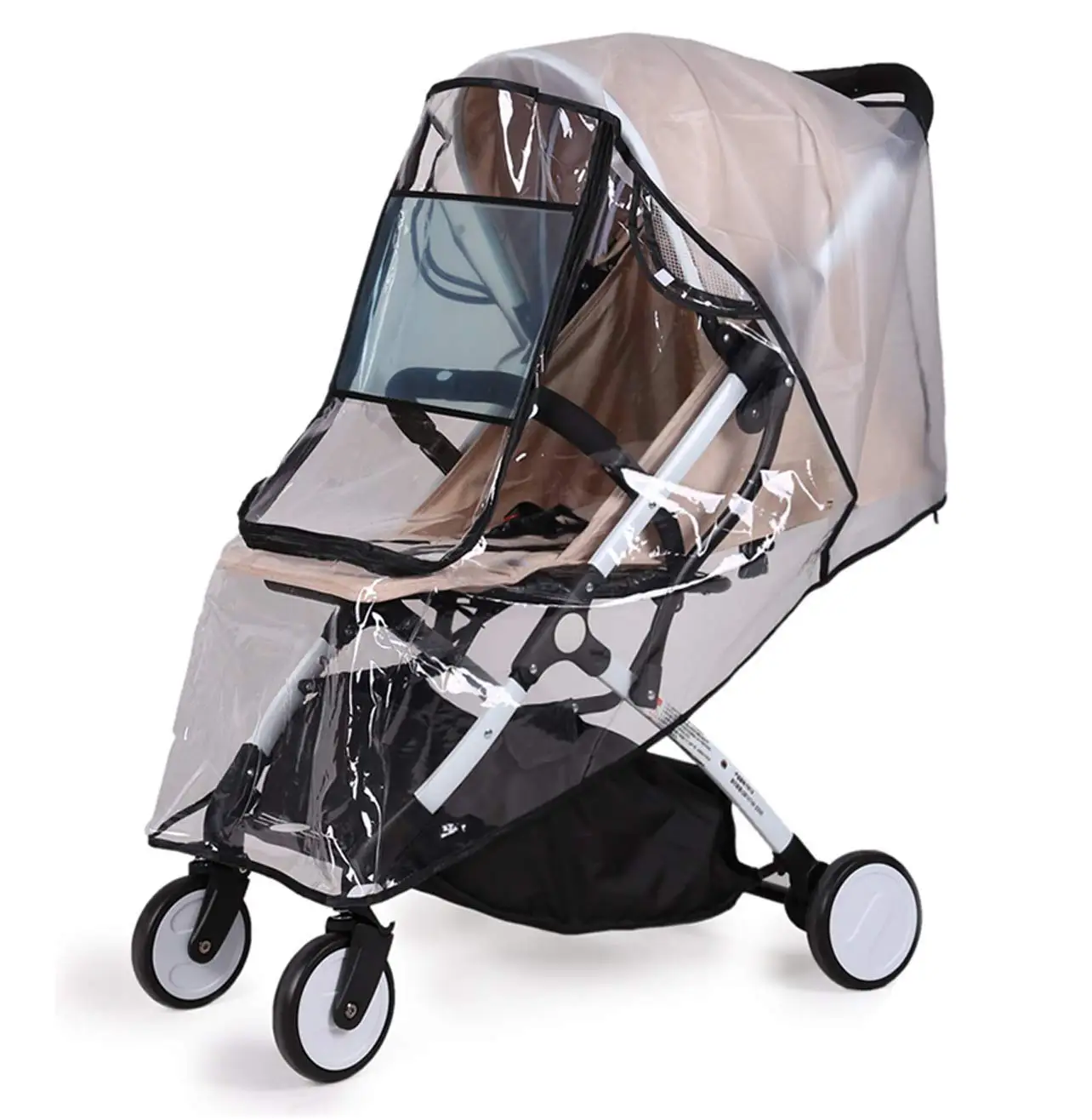 Universal Stroller Accessory Windproof Waterproof Stroller Rain Cover Baby Travel Weather Shield