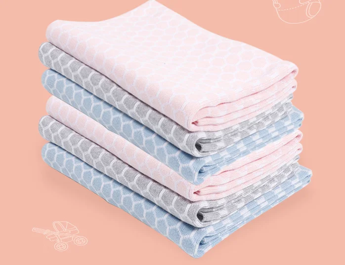 Nice price soft cotton baby  pure cotton knitted blankets knit baby for baby