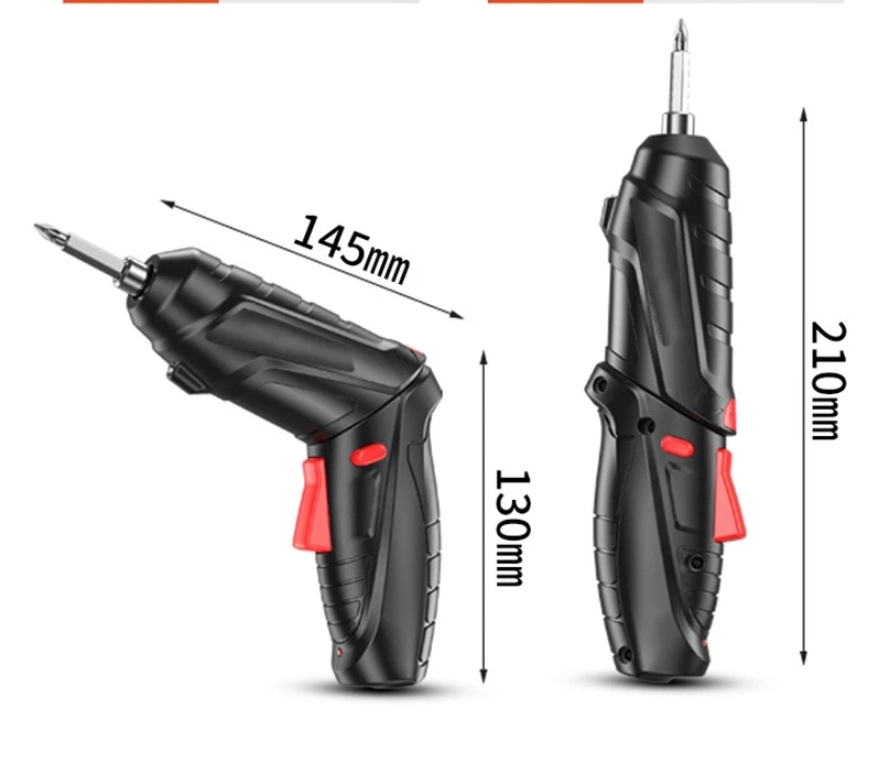 Electric screwdriver 3.6v multi-functional household hand-held screw batch tool set wholesale lithium drill driver