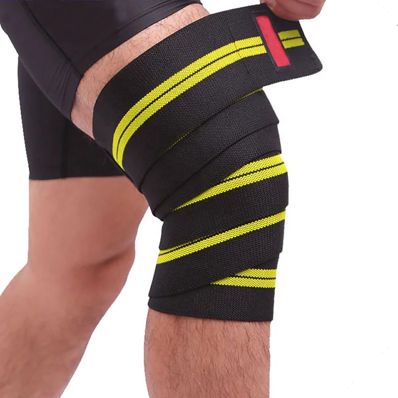 Wholesale Weightlifting Knee Wraps Sports Fitness Knee Strap