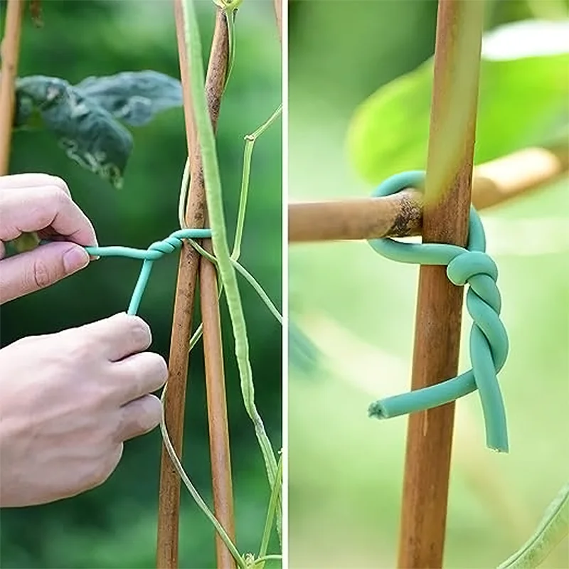 Durable 1mm 2mm 3mm PVC Coated Galvanized Steel Wire 0.5-2mm Garden Soft Tie Flexible Wire Tie Plant Support Wire Twine