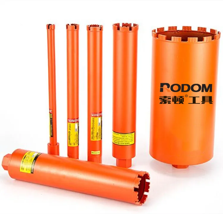 RODOM 132mm Hot Selling Hammer Hex Rebar Diamond Hole Cutter Drill Bit For Rebar Armed Concrete