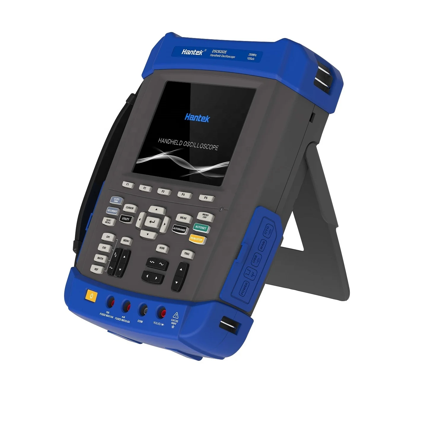  Ручной анализатор спектра Hantek DSO8072E/DSO8102E Высокочувствительный с источником сигнала литиевая батарея большой