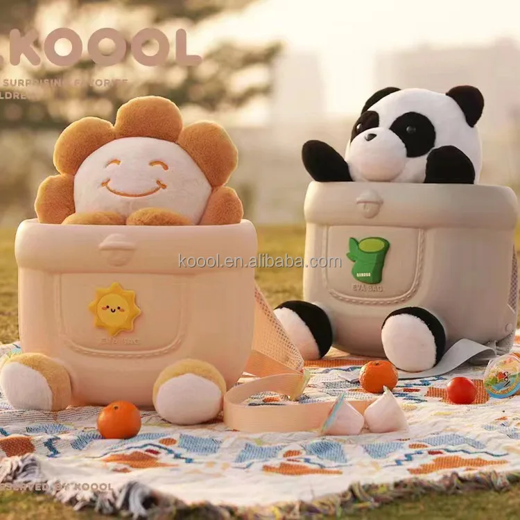 Koool K53 Latest Design Cute 3D Animal Unisex Cool Duck Plush Toy Anime Doll Backpack Kids