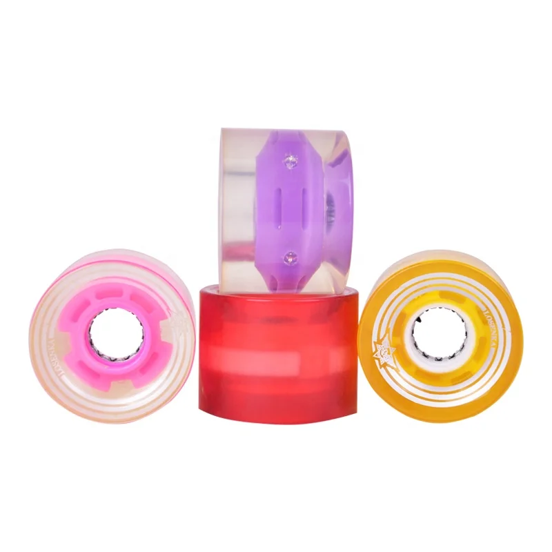 manufacture 60mm flash led light up skateboard longboard wheels